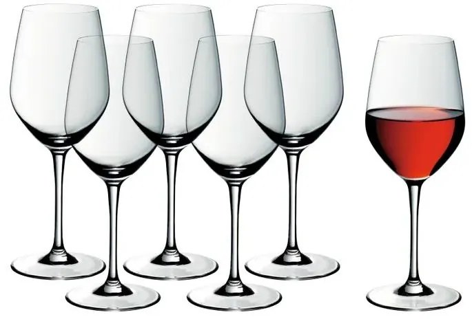 WMF - Set di 6 bicchieri da vino rosso EASY PLUS