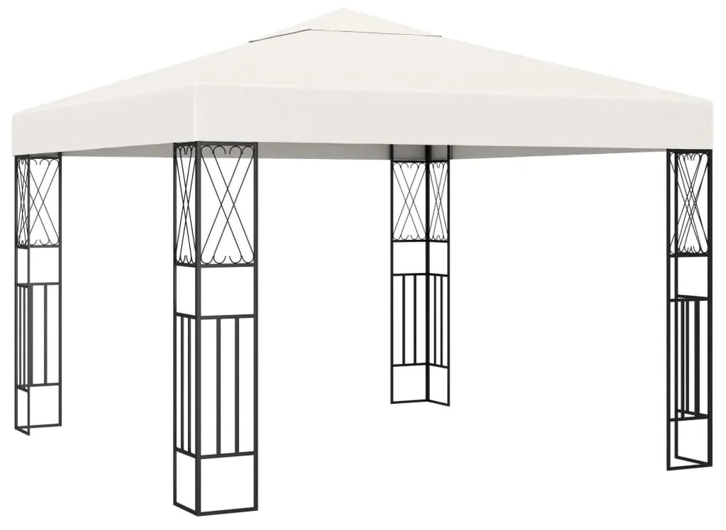 Gazebo 3x3 M Crema İn Tessuto /