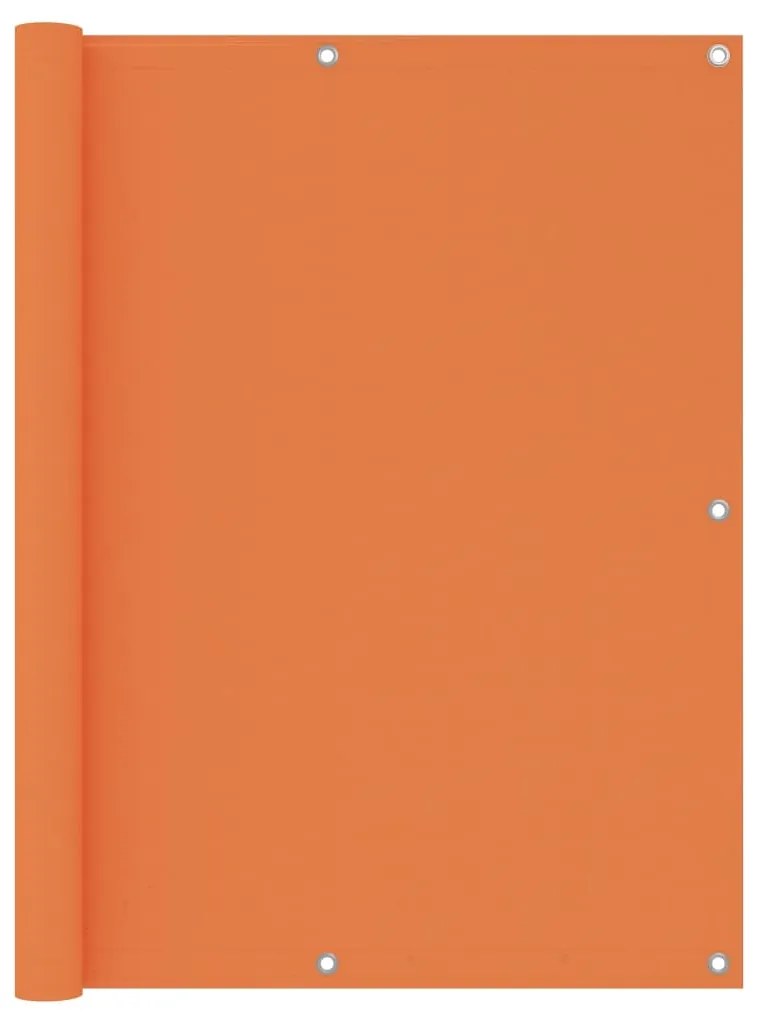 Paravento Balcone Arancione 120x400 Cm İn Tessuto Oxford /