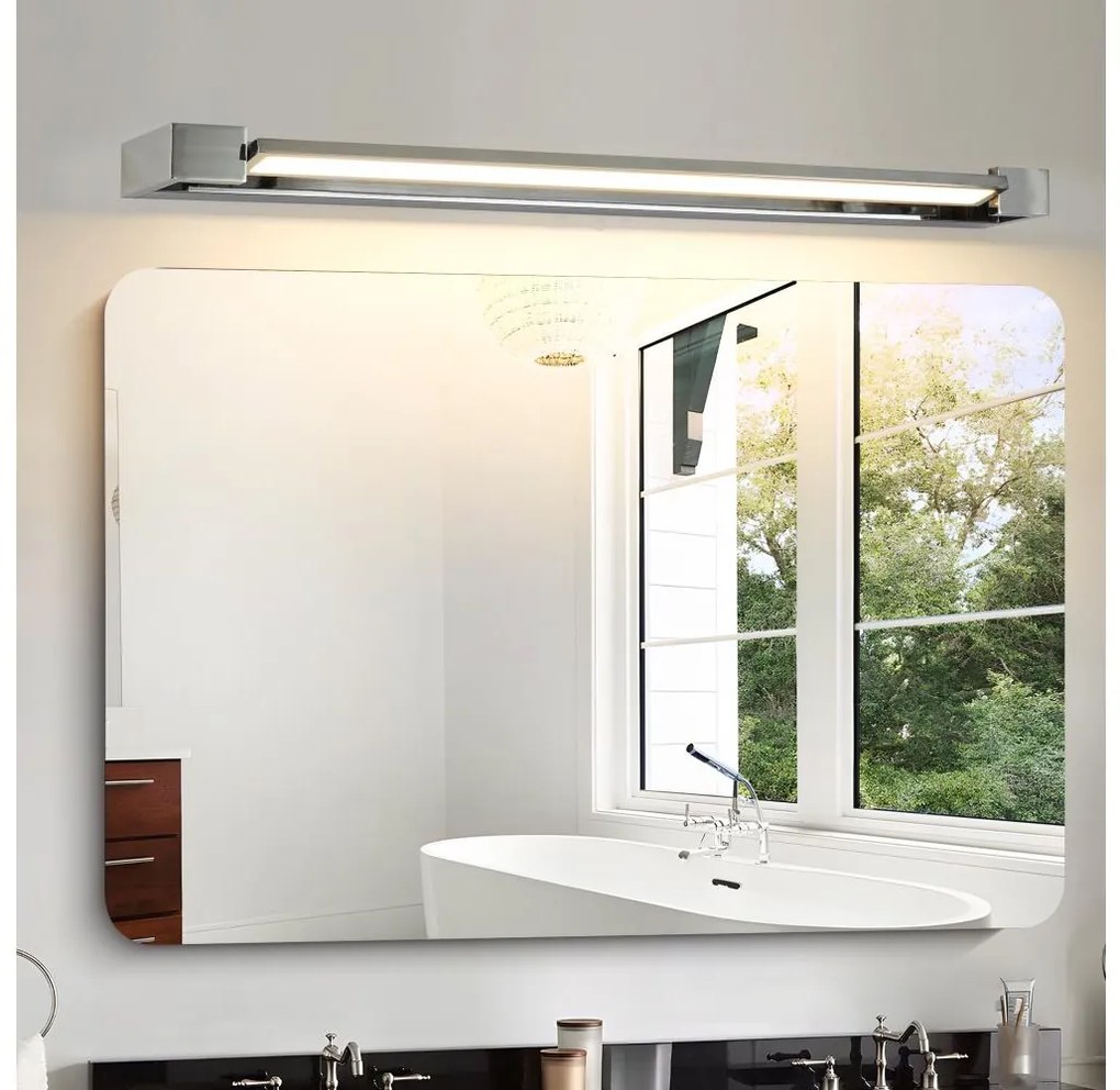 Brilagi-LED Specchio da bagno illuminato AQUA LINE LED/24W/230V 90 cm IP44 cromo lucido