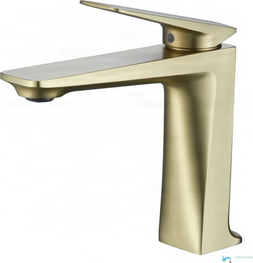 Miscelatore per lavabo ELITE EDITION BS1910 da piano in ottone, in più finiture tra cui cromo e nero opaco — Cromo — 28 cm