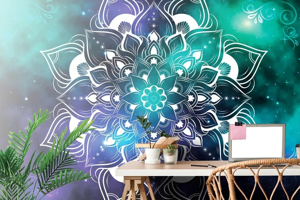Carta da parati – Mandala moderno con motivo orientale