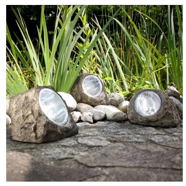 Globo 3302 - Luce LED solare decorativa KÁMEN 4xLED/0,06W/1,2V IP44