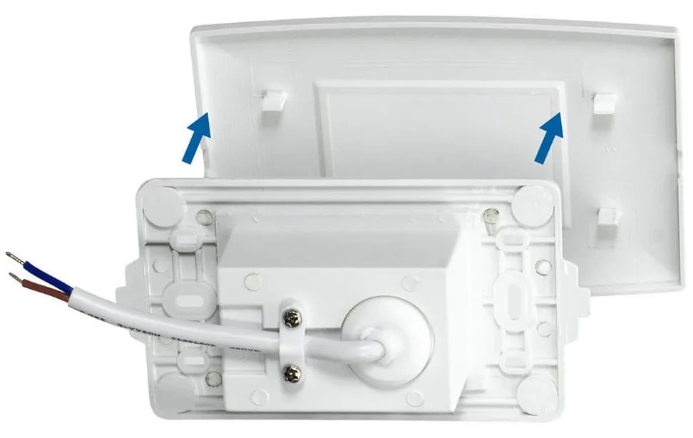 Segnapasso LED per scatola 503 2W IP65 Luce Simmetrica - No Flickering Colore Bianco Caldo 3.000K