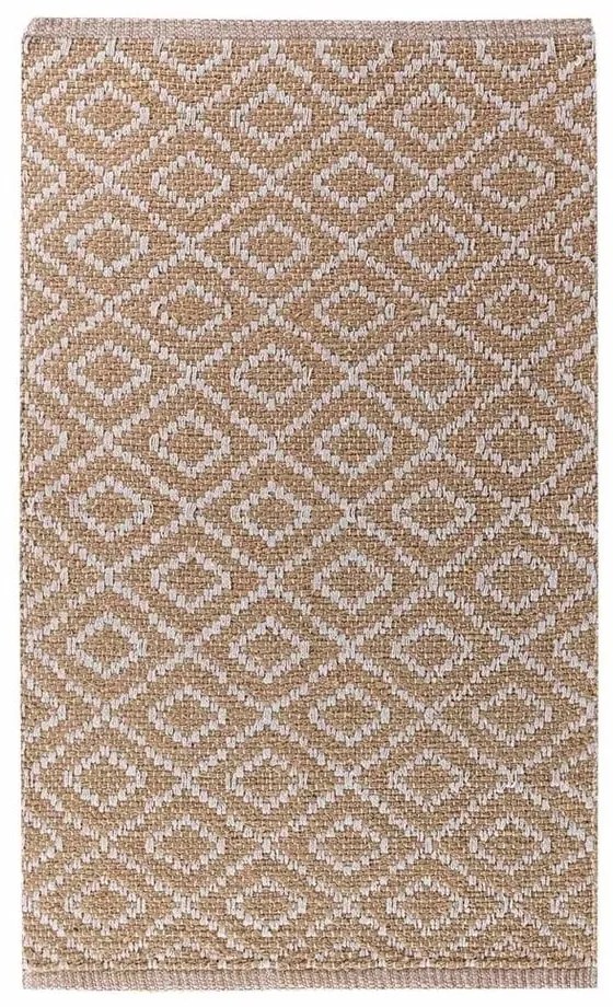 Tappeto lavabile beige 50x80 cm Lazaro - douceur d'intérieur