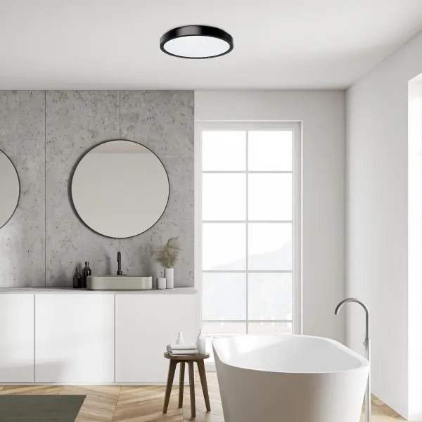 Rabalux 71254 - Plafoniera LED da bagno SAMIRA LED/48W/230V IP44 nero