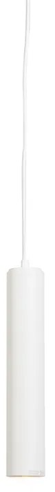 Lampada a sospensione di design bianca - Tuba Small