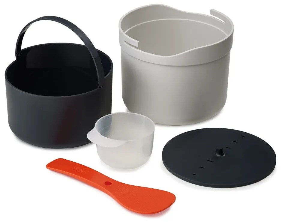 Set arancione e grigio per la preparazione del riso M-Cuisine - Joseph Joseph