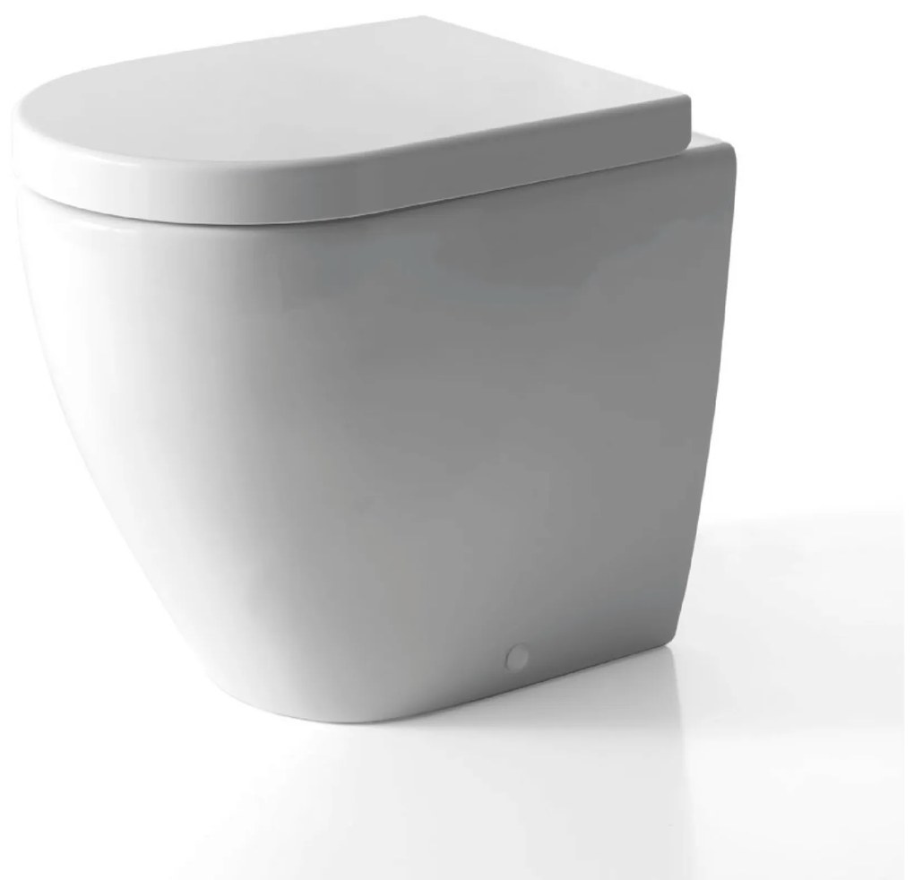 Wc a Terra Ceramica Cielo Bianco Lucido "Mini-Smile 48"