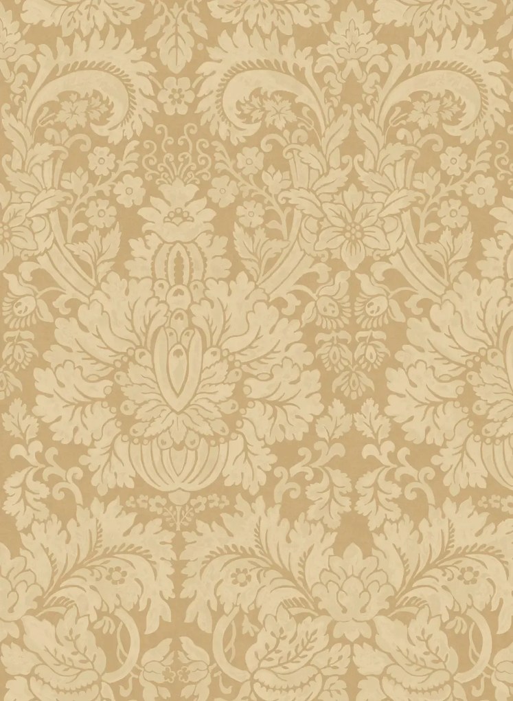 GP & J Baker Carta da parati Queen's Damask - Parchment