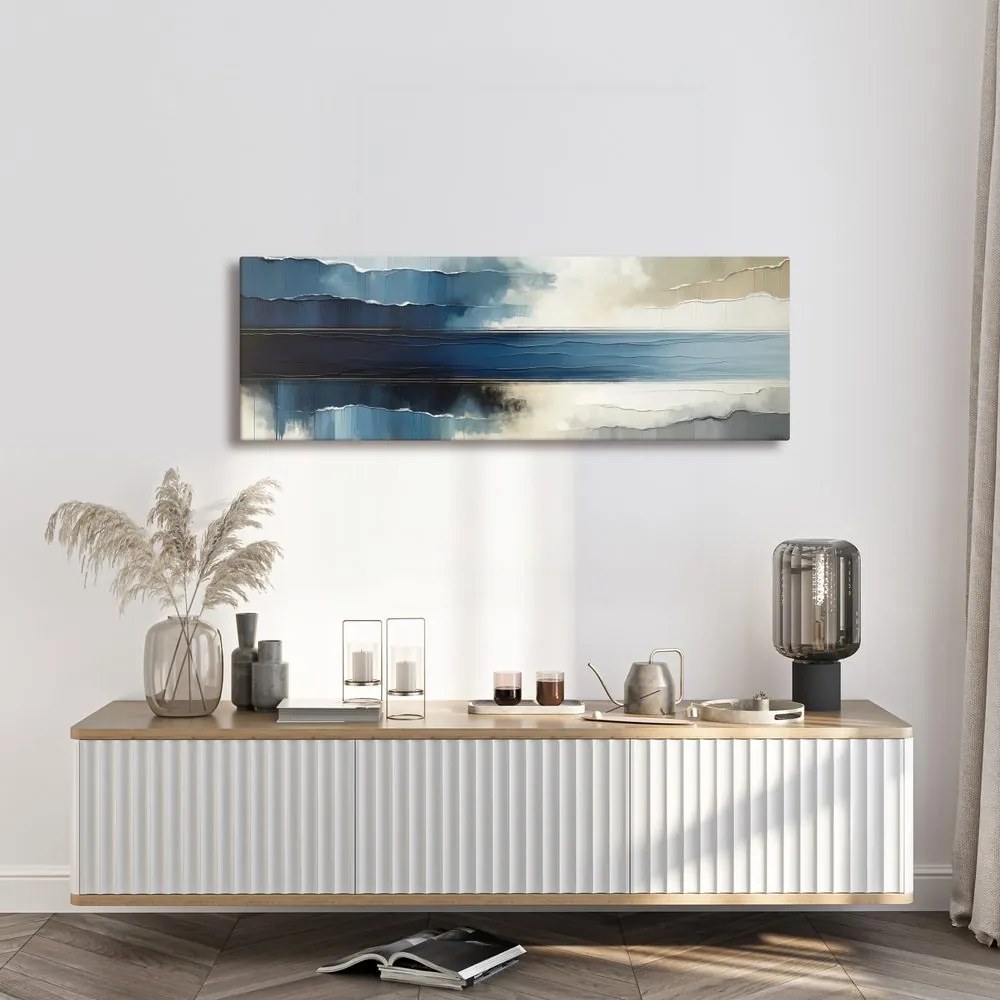 Quadro su tela – Respiro dell’oceano in tonalità delicate