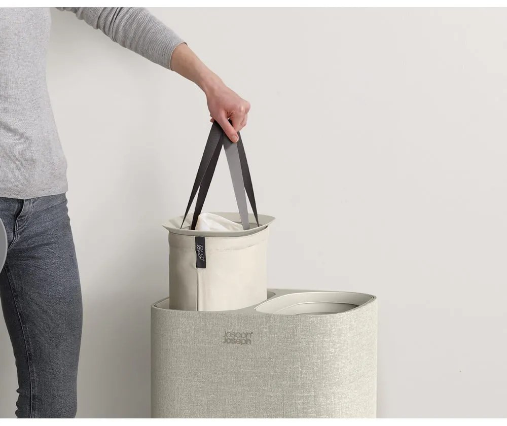 Cesto per biancheria in tessuto 30+30 l Tota - Joseph Joseph
