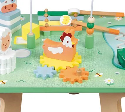 Tavolo attività - La bella prateria - legno