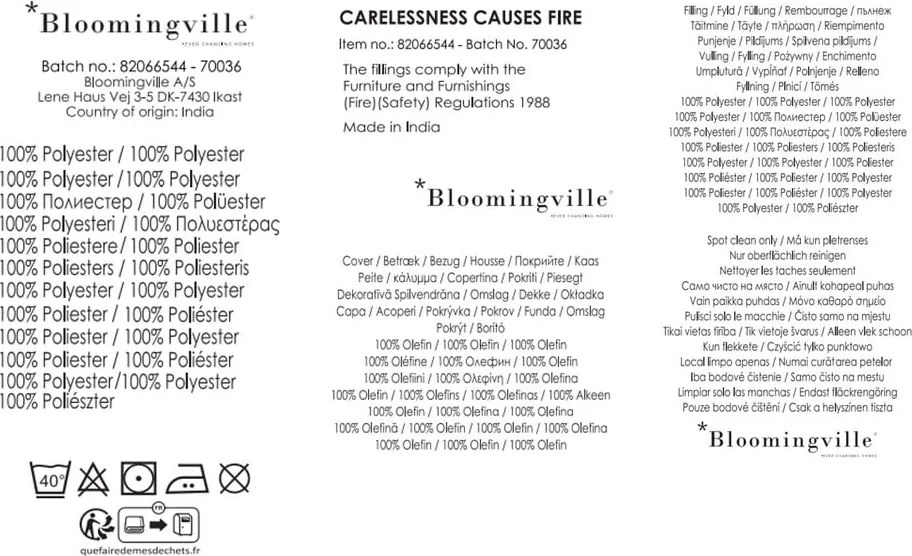 Cuscino decorativo 50x50 cm Cabrie – Bloomingville