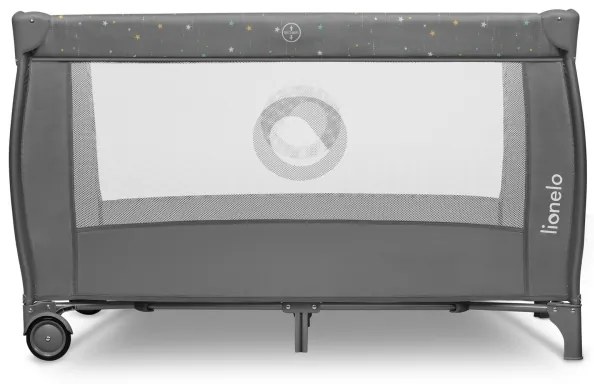 Lionelo - Lettino da viaggio STEFI PLUS Grigio Multicolore