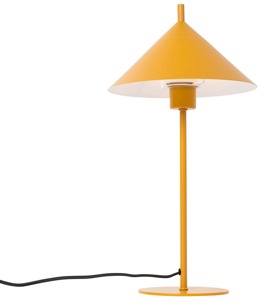 Lampada da tavolo di design gialla - Triangolo