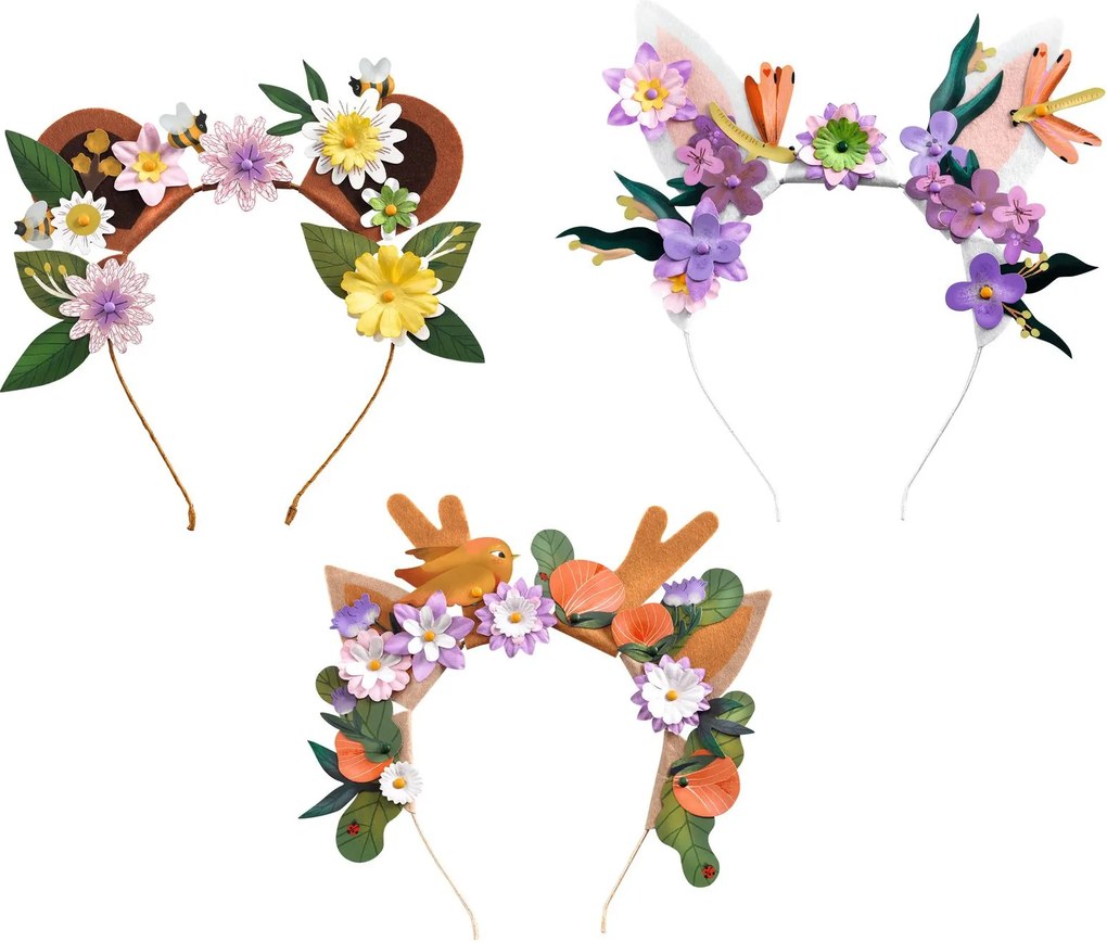 Fai da te - Flower friends - cerchietti