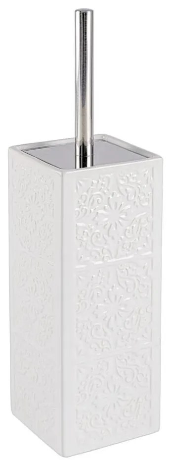 WENKO 22651100 - Scopino WC CORDOBA 9,5 x 35 cm, bianco