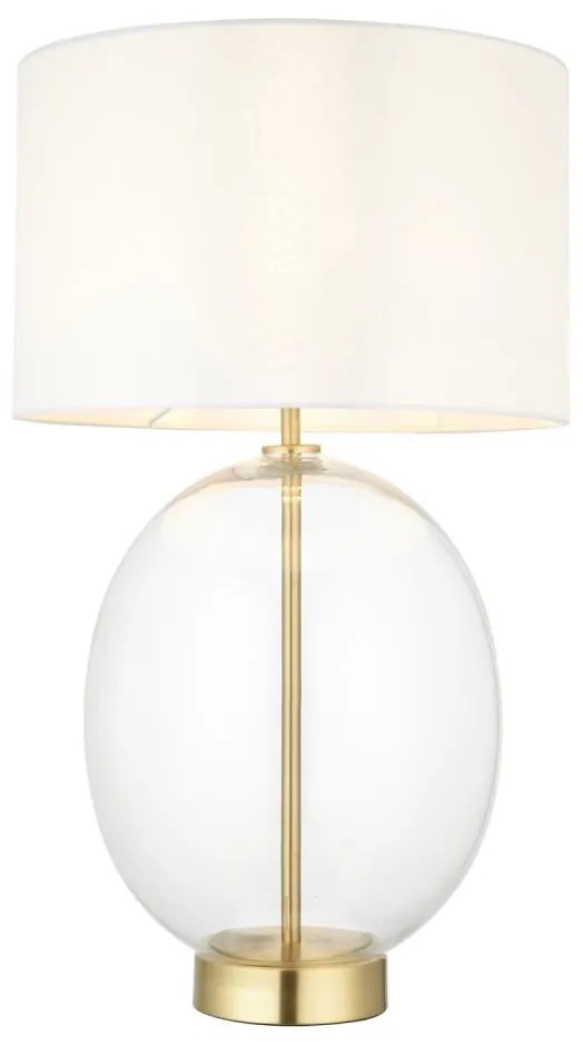 Endon 99292 - Lampada da tavolo dimmerabile KELDA 1xE27/10W/230V crema/oro