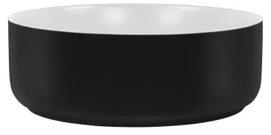 COMAD UM-6259 SIMPLE 8 - Lavabo da appoggio SIMPLE Ø 36 cm bianco/nero