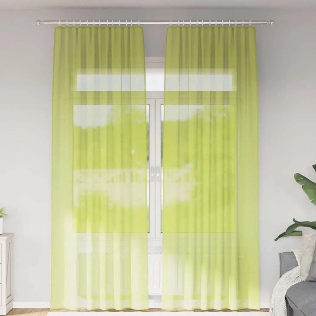 Tende İn Voile Con Linguetta 2 Pz Verde Mela /