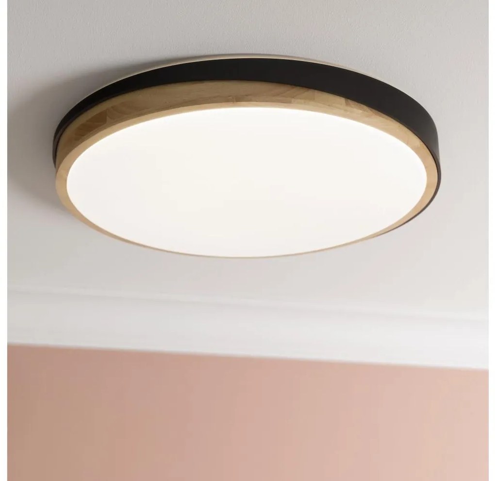 Brilliant - Plafoniera LED dimmerabile BAARLO LED/36W/230V diametro 50 cm nero + +TC
