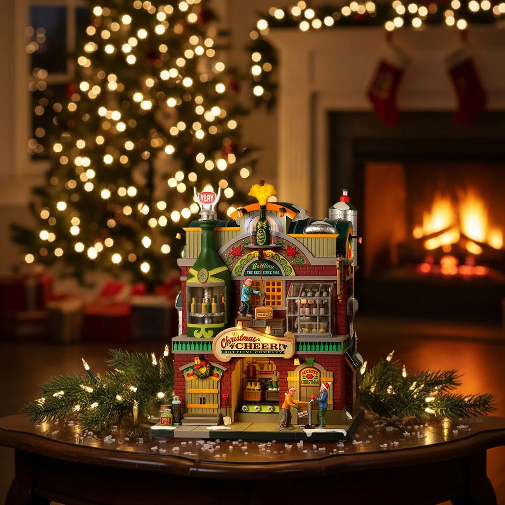 Fabbrica imbottigliamento Lemax decorazione Natale