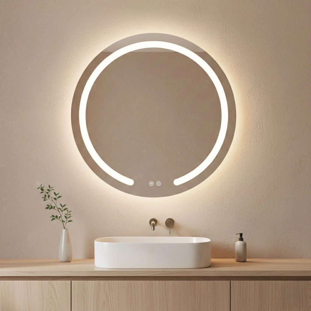 Specchio LED 70cm Modern