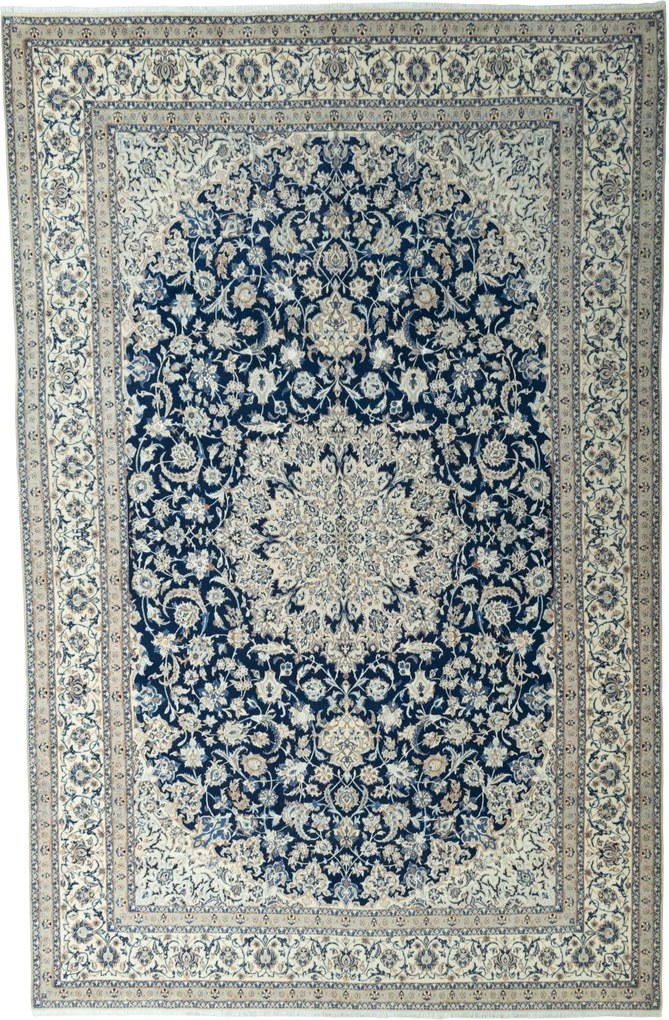 Nain Tappeto persiano 300x470 Blu (Iran) Annodato A Mano