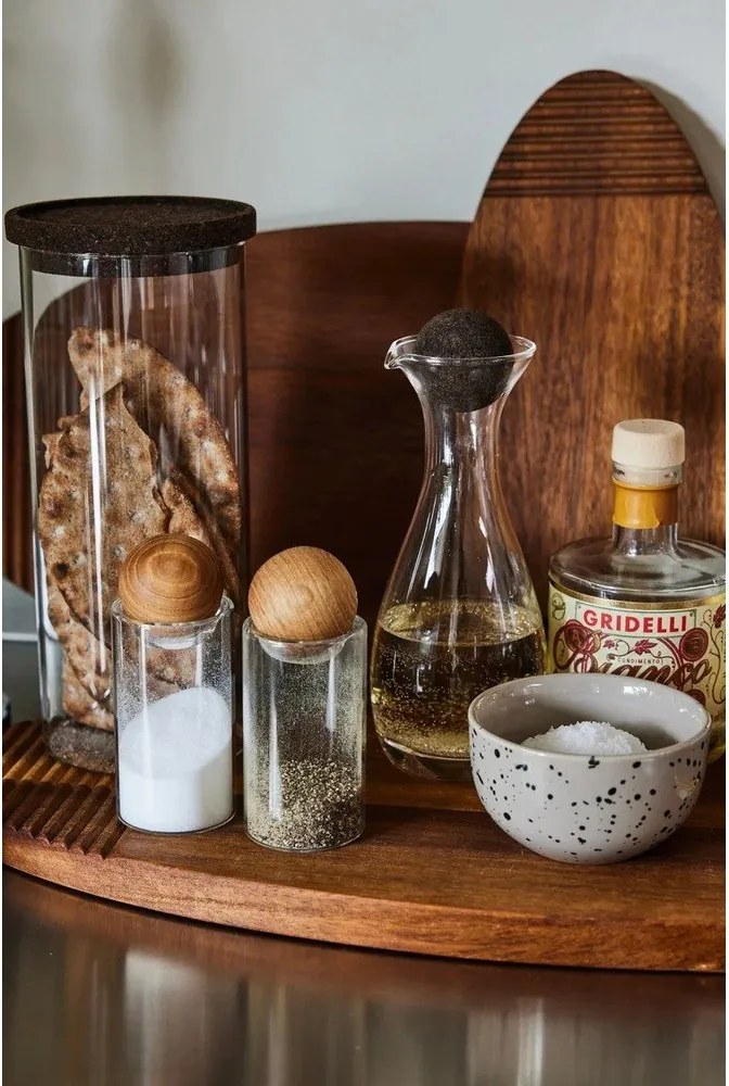 Saliera e pepiera Oval Oak – Sagaform