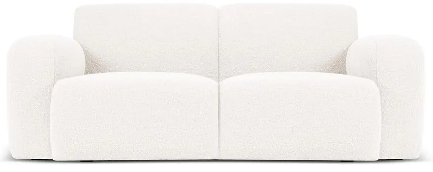 Divano bouclé bianco 170 cm Molino - Micadoni Home