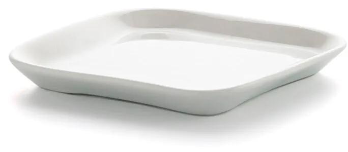 Vassoio per aperitivi Ariane Alaska Quadrato Mini Ceramica Bianco (11,4 x 11,4 cm) (18 Unità)