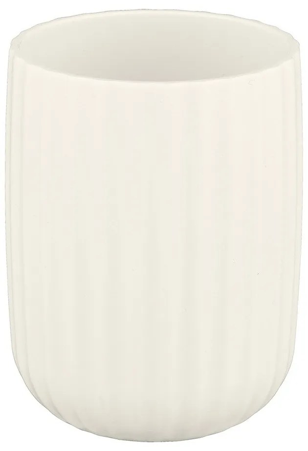 Bicchierino per spazzolino bianco crema Agropoli - Wenko