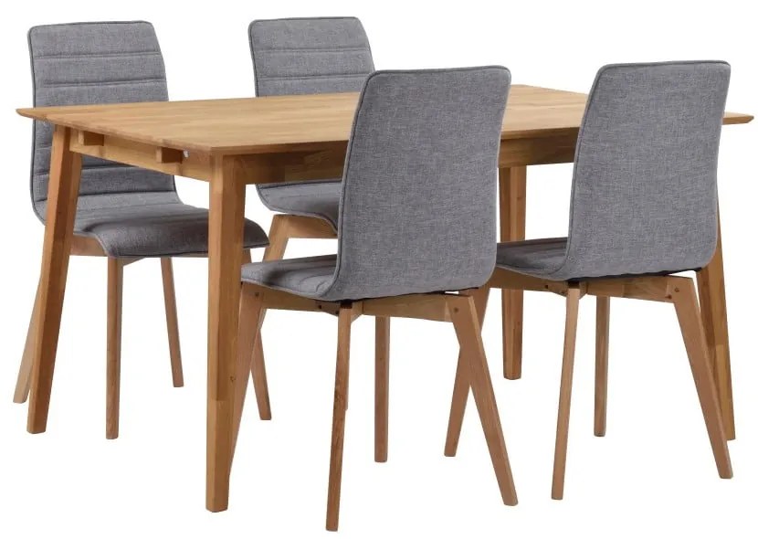 Tavolo da pranzo in rovere naturale , 140 x 90 cm Filippa - Rowico