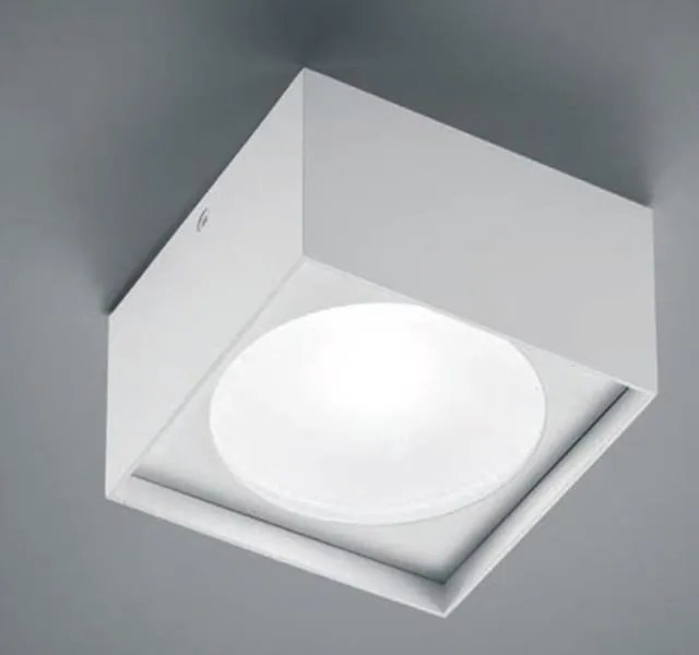 Vivida  plafoniera led quadra bianca 30w180x180