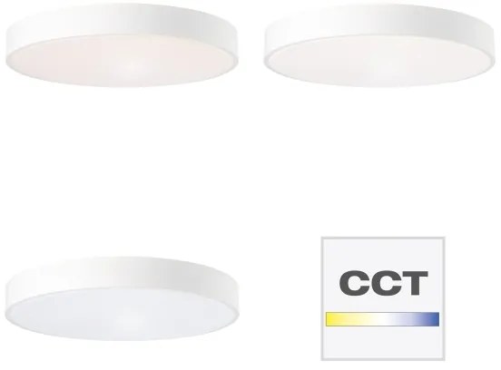 Brilliant - plafoniera LED dimmerabile SLIMLINE LED/60W/230V Ø 49 cm bianca + telecomando