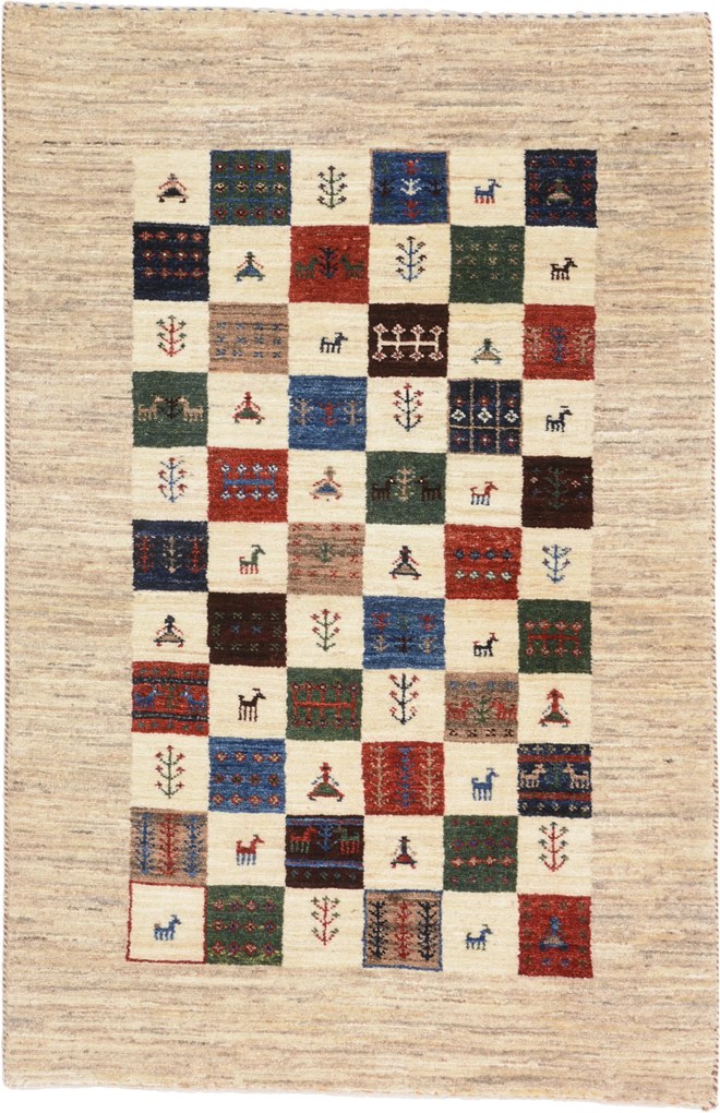 Loribaft Tappeto 80x120 (Iran) Annodato A Mano