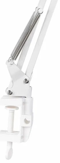 Lampada da tavolo WORKER 1xE27/10W/230V bianco