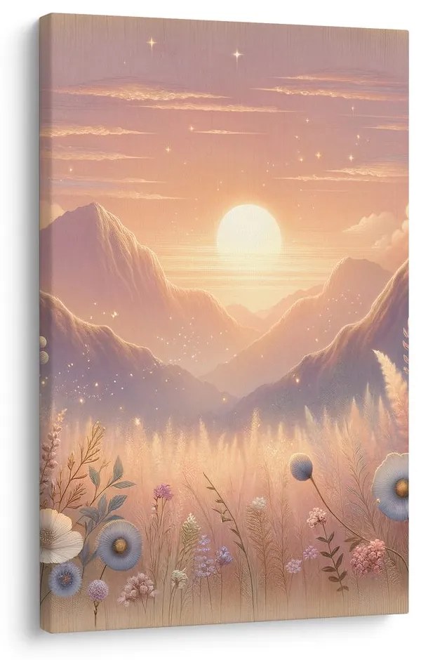 Quadro su tela – Prato di montagna