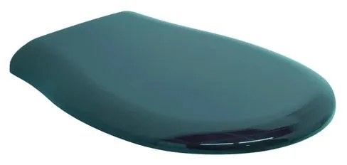 Copriwater SOFT irregolare dedicato per serie sanitari OLYMPIA CERAMICA con chiusura rallentata in abs verde lucido