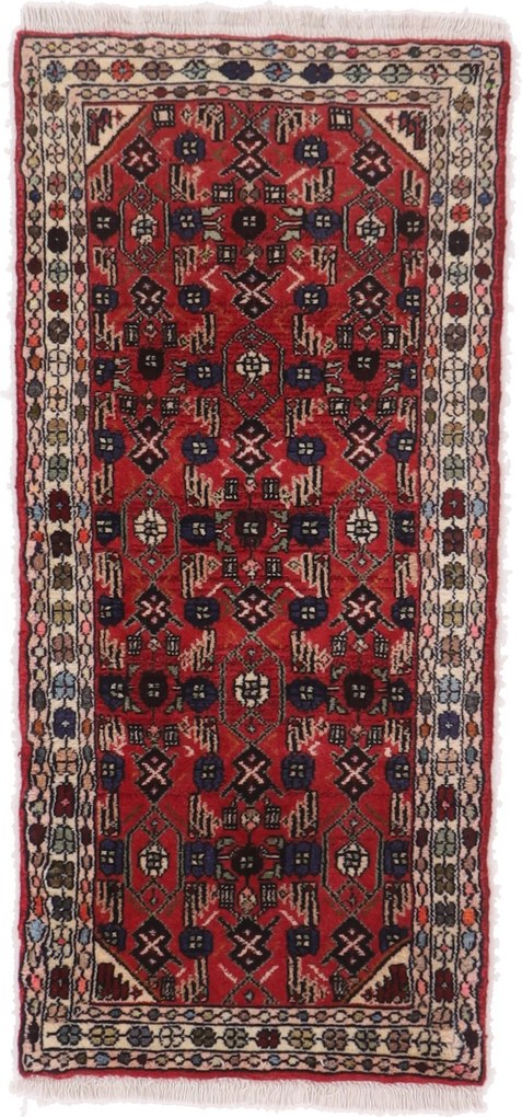 Hamedan Tappeto persiano 120x50 (Iran) Annodato A Mano