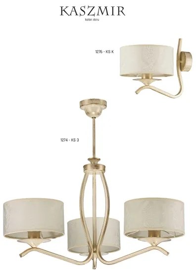 JUPITER 1274-KS3E - Lampadario su stelo KASZMIR 3xE27/60W