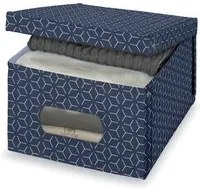 Scatola armadio Metrik Domopak Living da 39x50x24 cm, blu