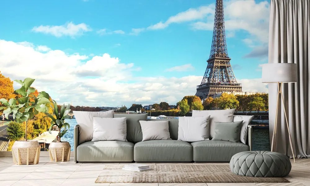 Carta da parati autoadesiva – Panorama affascinante di Parigi