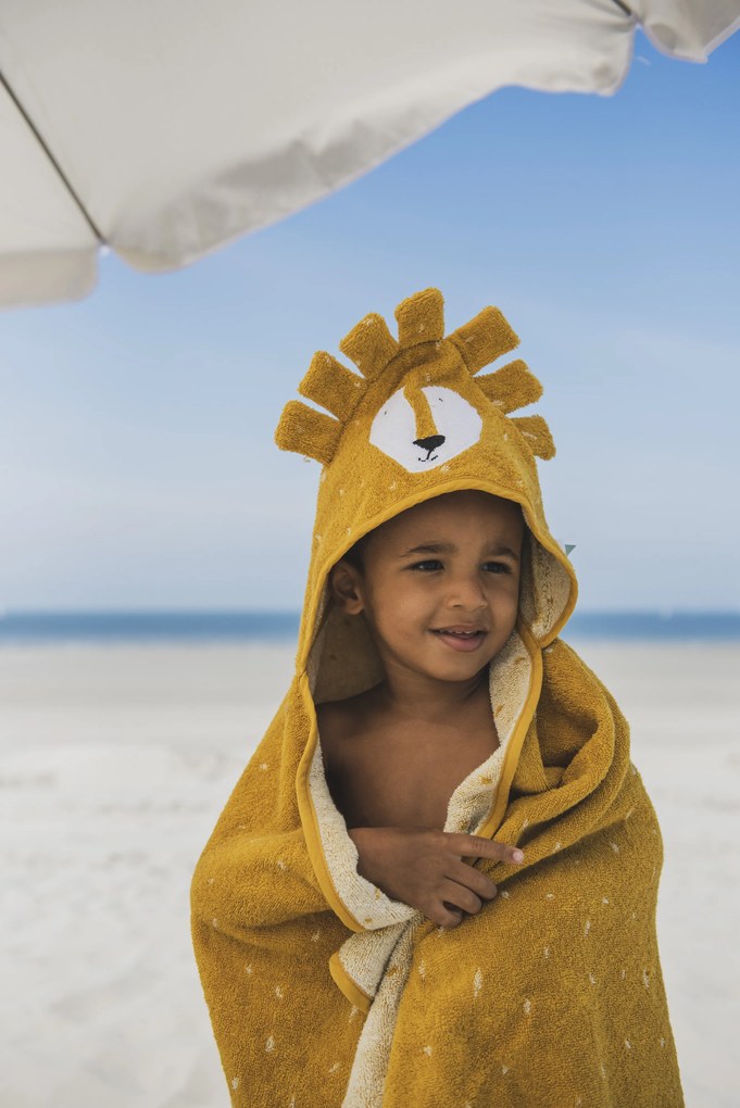 Asciugamano con cappuccio Mr. Lion – 70 x 130 cm