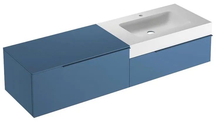 Mobile bagno con lavabo L 170 x H 36 x P 51 cm avio per vasca a destra Ginevra