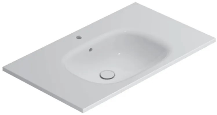 Ceramica Globo Boulevard Lavabo 86x51 Sospeso in ceramica Bianco lucido