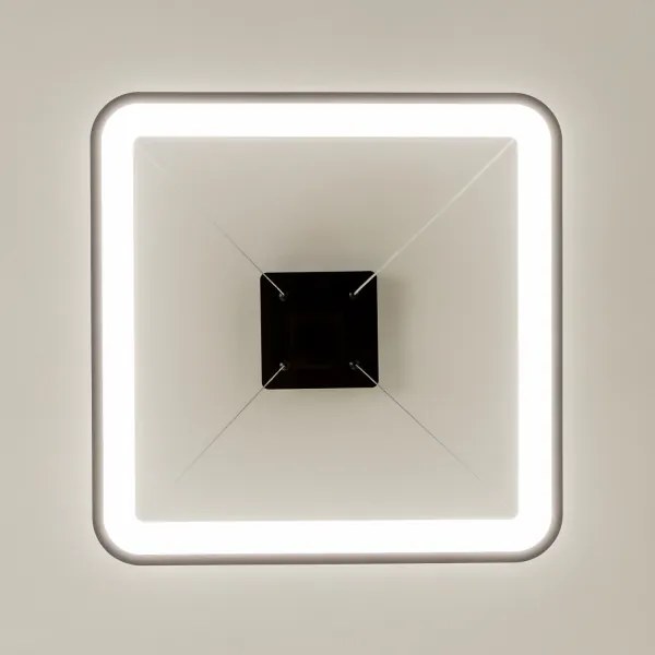 Brilagi - Lampada LED dimmerabile a sospensione su cavo FALCON SLIM LED/50W/230V 50x50 cm nero + telecomando