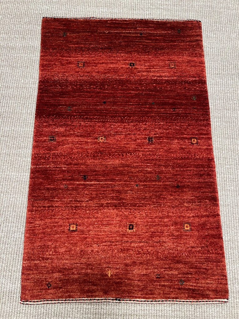 Loribaft Tappeto 60 x 100 Rosso (Iran) Annodato A Mano
