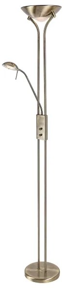 Brilagi - Lampada da terra dimmerabile SCARLETT 1xR7s/230W/230V + 1xG9/40W, finitura bronzata